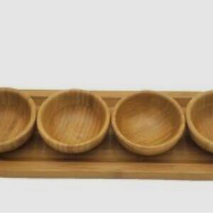 The Pampered Chef Wooden Serving Set